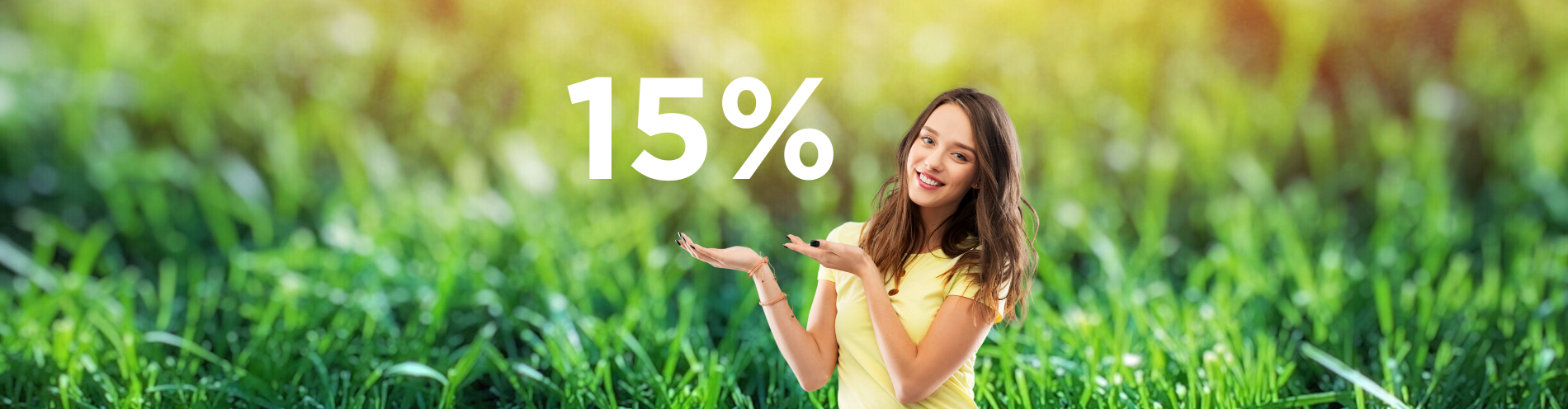 Скидка 15% на второй товар в чеке по промокоду Весна