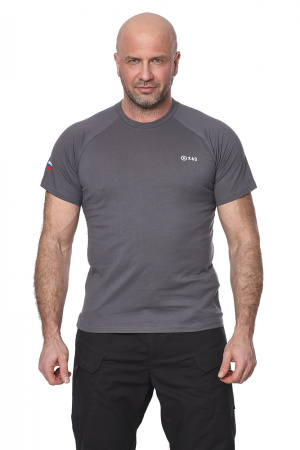 Футболка "Mini Logo T-Shirt" серый 7TS-04GR