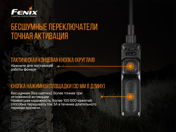 Выносная кнопка-выключатель AER-02 V2.0 для фонаря