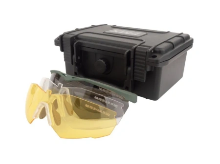 Очки защитные стрелковые PMX Solid GG-9000STRX KIT