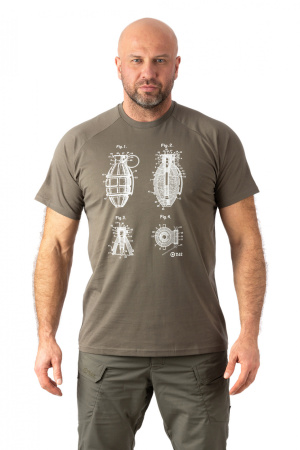 Футболка 7.62 Grenade олива