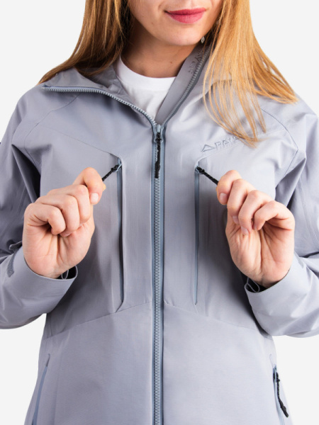 Куртка женская мембранная Мира PAYER светлый графит
