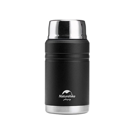 Термос Naturehike NH20SJ041 750мл (для еды), черный