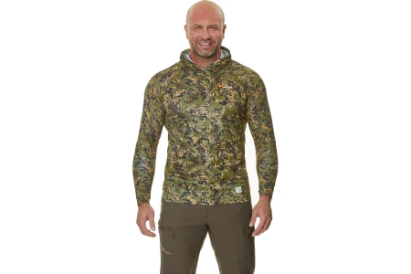 Лонгслив с капюшоном PRIDE Ocelot зеленый лес