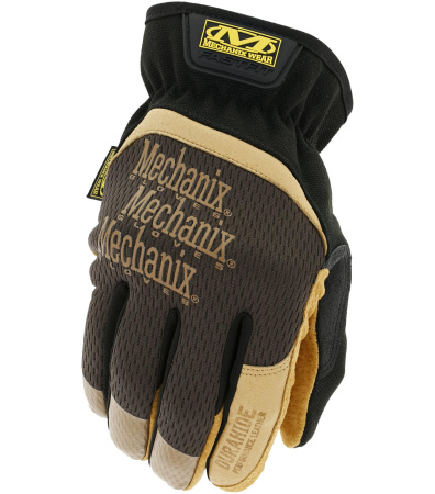 Перчатки MECHANIX Work Leather FastFit Brown