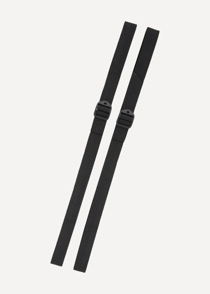 Крепежная стропа 25 мм с трехщелевкой Duraflex 120 см 2 шт черный|OneSize