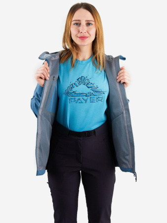Куртка женская мембранная Мира PAYER стальной голубой